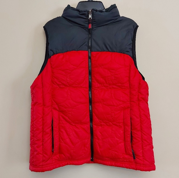 L.L. Bean Jackets & Blazers - L.L. Bean quilted goose down vest size medium in red and black